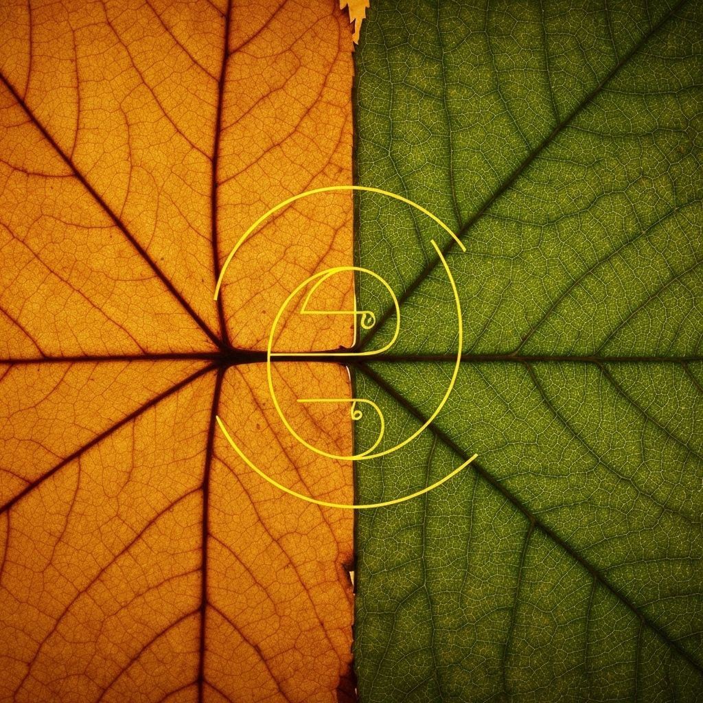 나뭇잎의 황금비 탐험